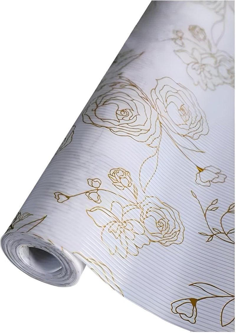 غطاء خزانة مفارش المائدة - غطاء مقاوم للماء، غير لاصق ومضاد للانزلاق للمطبخ، متين، سهل التنظيف، مصنوع من مواد عالية الجودة، مثالي لحماية الثلاجة والأدراج.